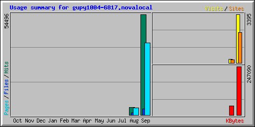 Usage summary for gupy1004-6817.novalocal